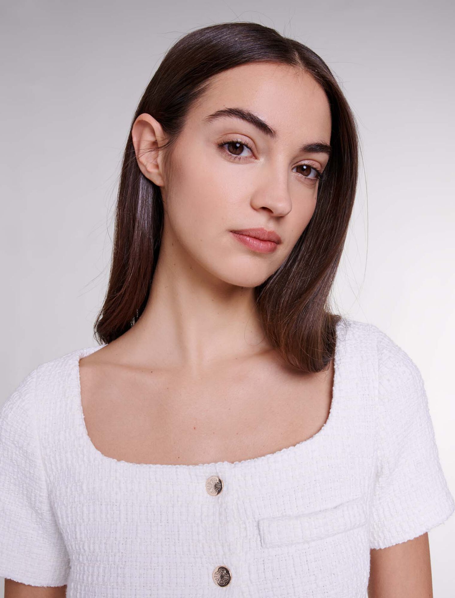 Short tweed dress