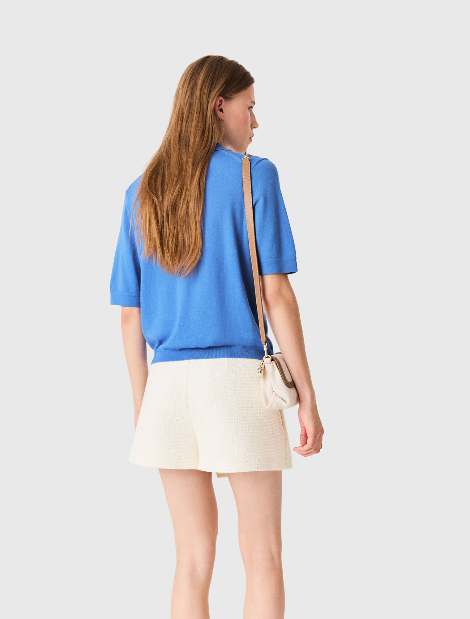 Polo collar jumper