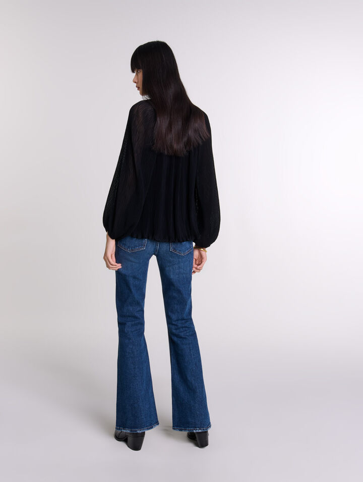 Pleated shirt
