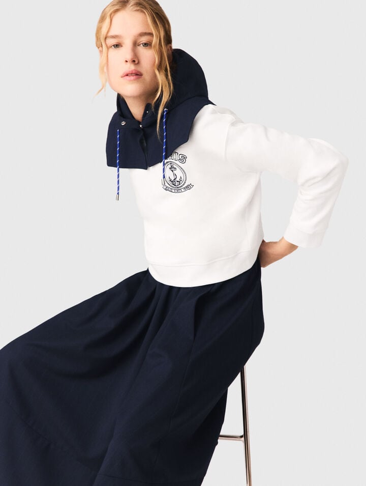 Sailor print sweatshirt
