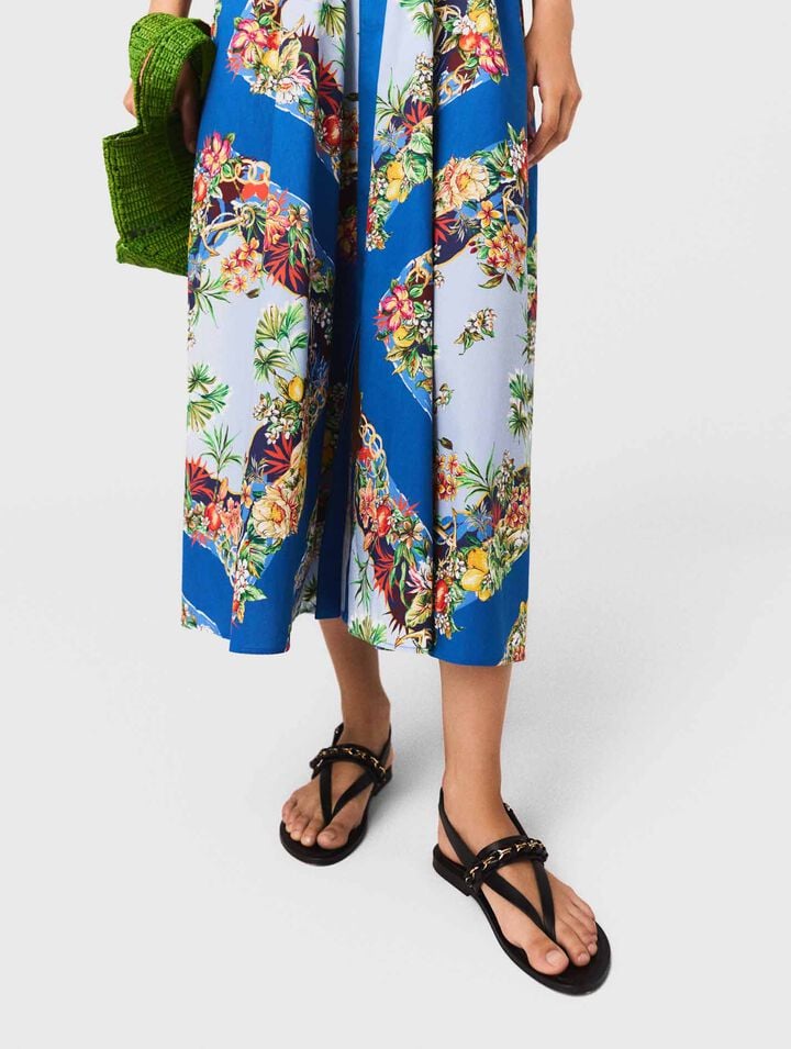 Patterned maxi dress
