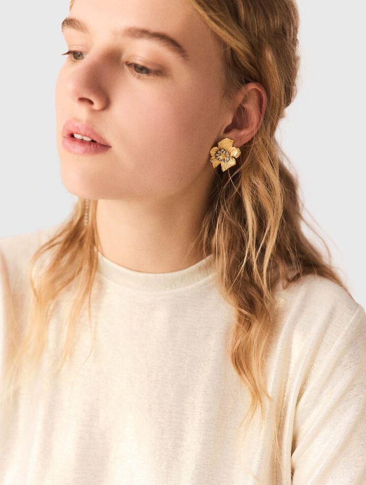 Flower earrings