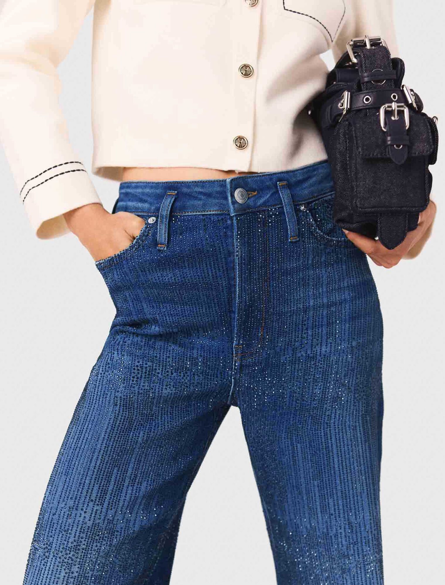 Rhinestone jeans
