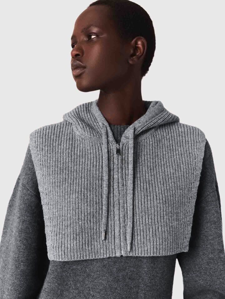 Knit collar