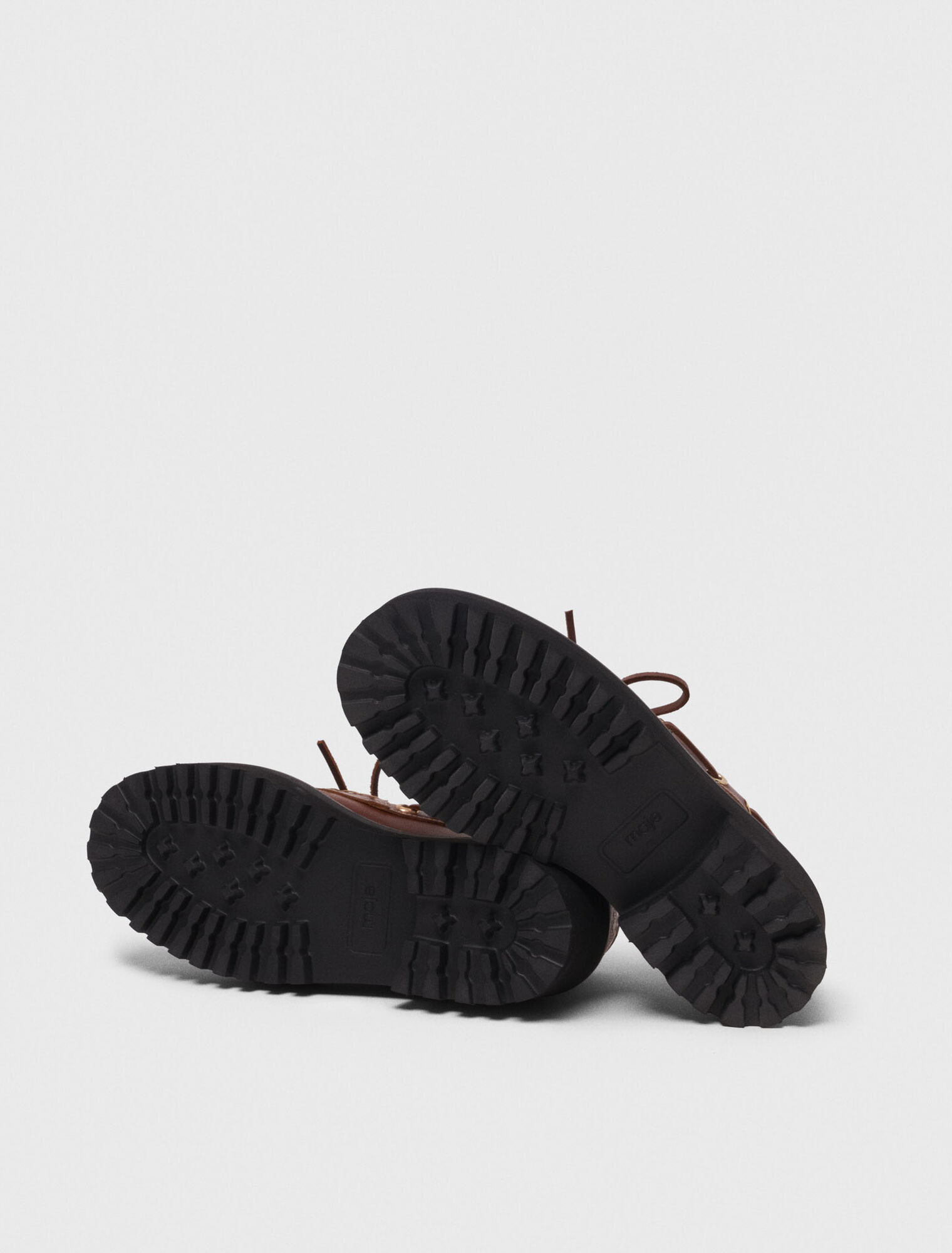 Boat shoes with chunky sole