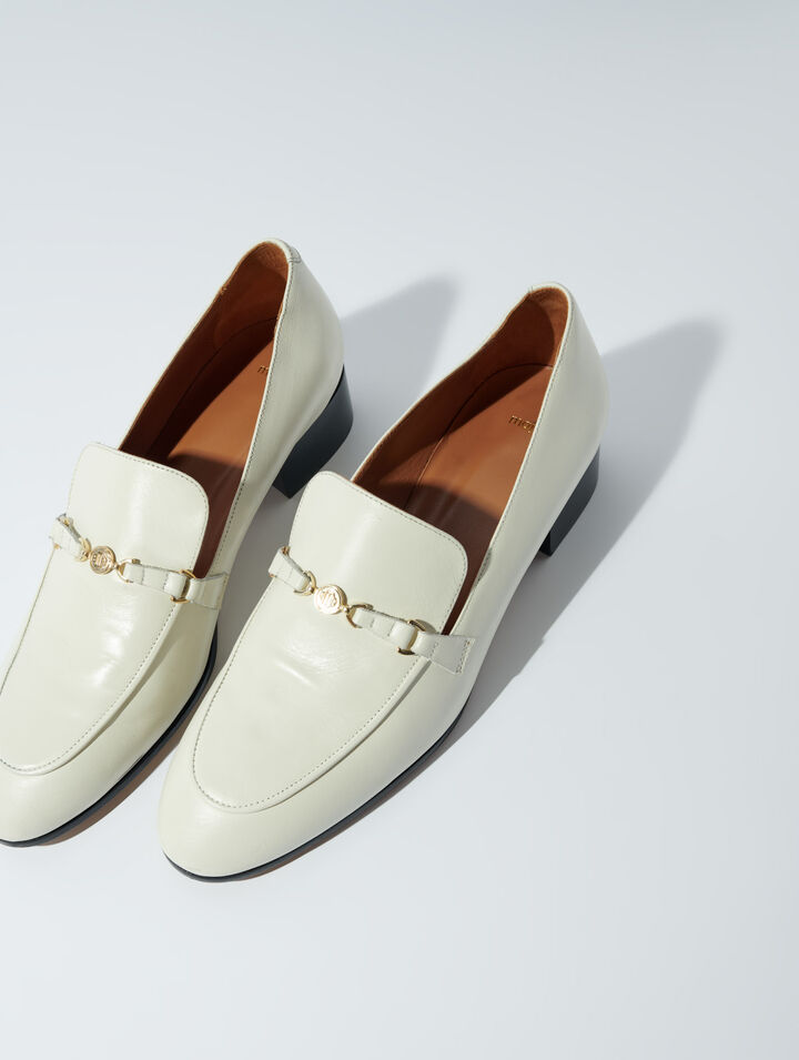 Leather loafers