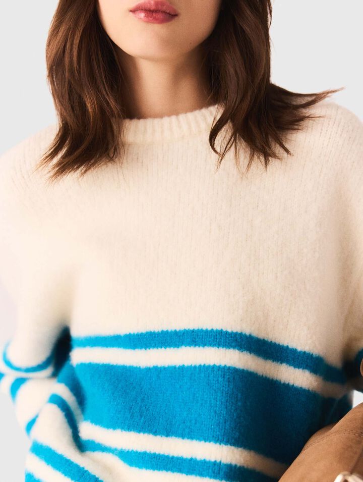 Oversized wool-blend jumper