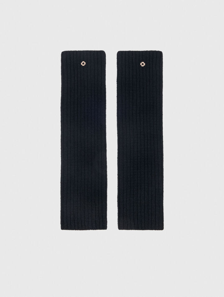 Wool and cashmere mittens