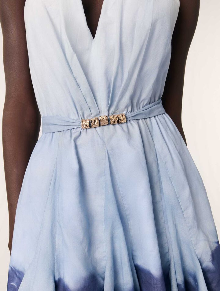 Short tie-dye dress