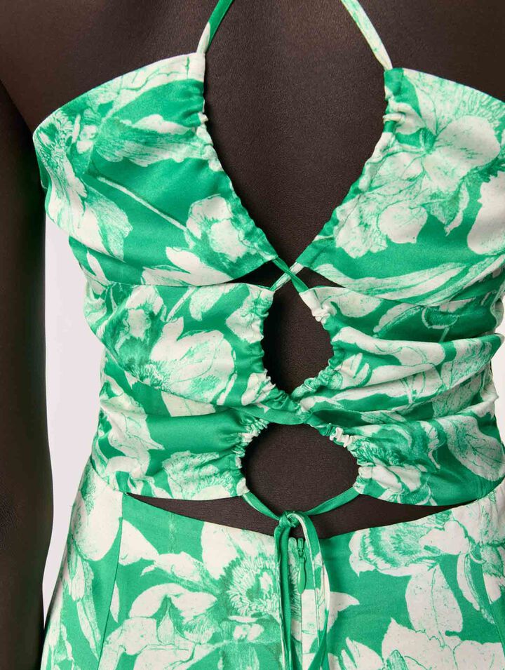Patterned maxi dress