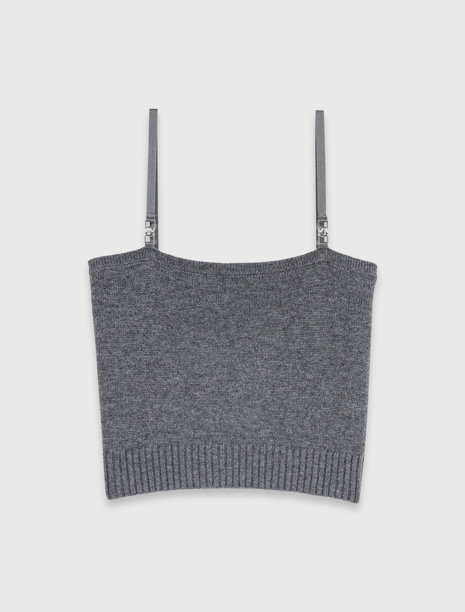 Twinset with lace trim