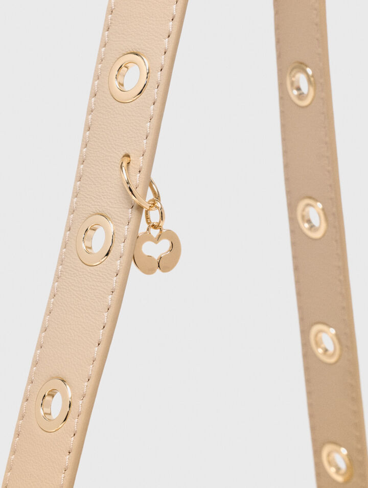 Stitched leather mini Miss M bag