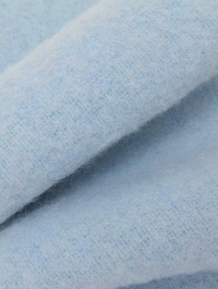 Wool and alpaca blend scarf