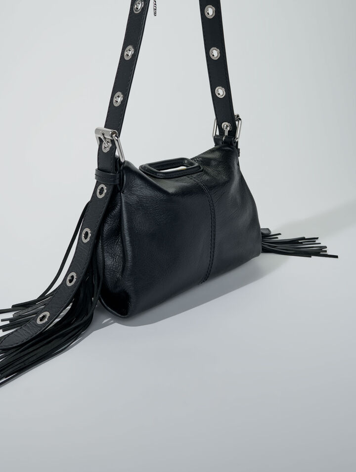 Crackle leather mini Miss M bag