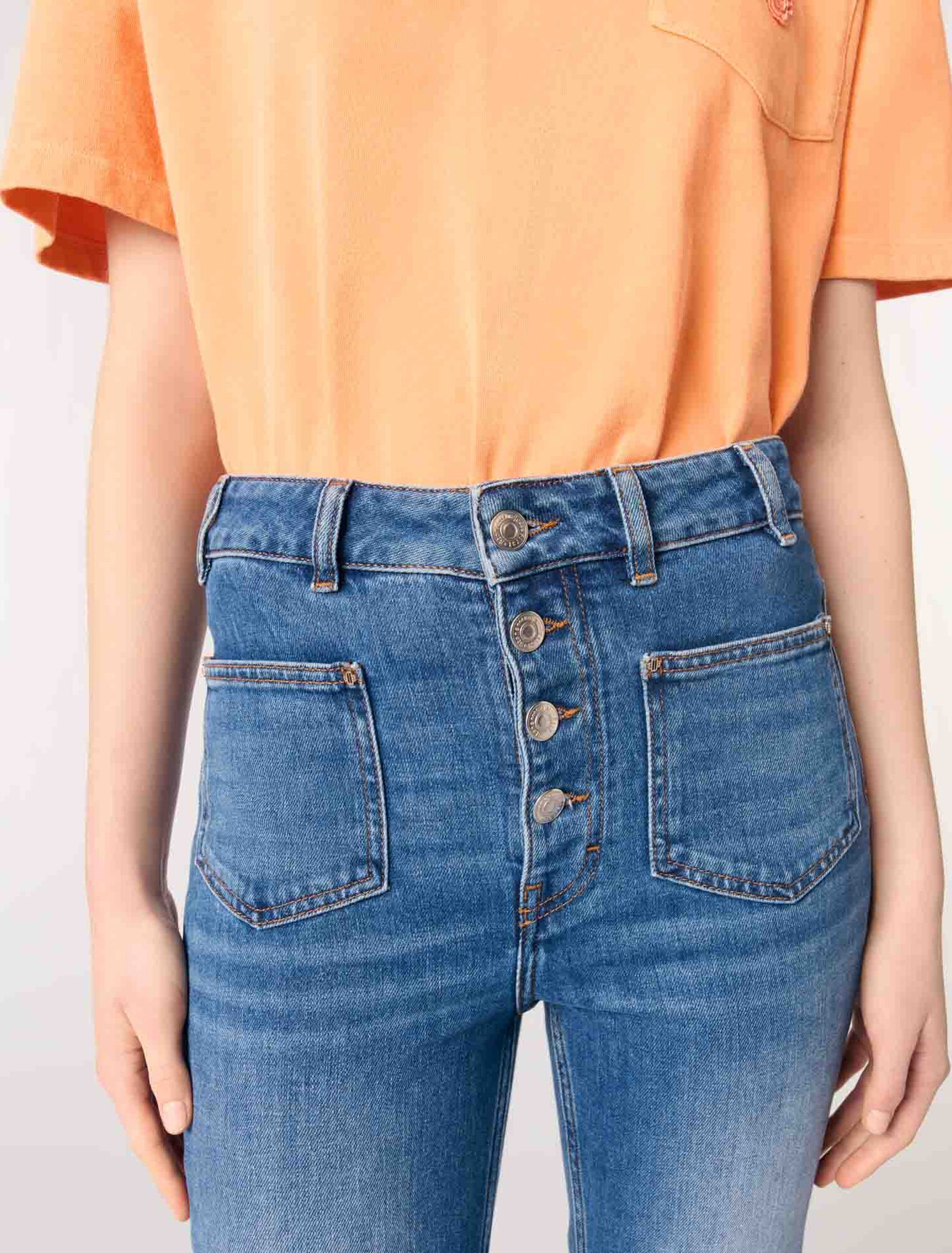 Vaqueros denim con bolsillos
