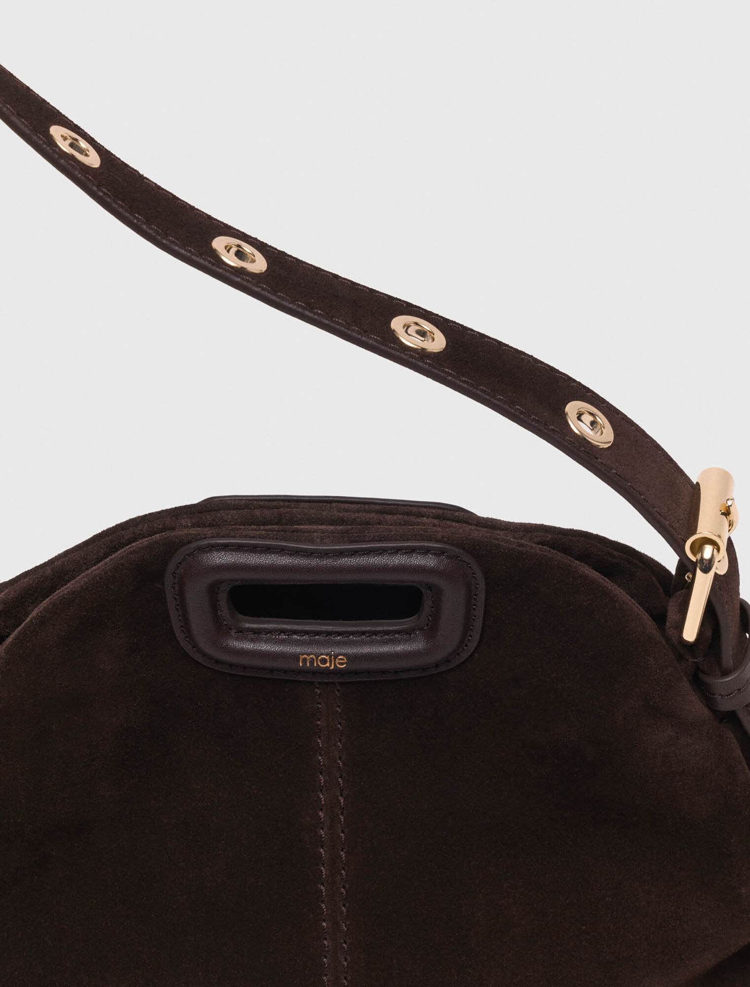 Suede leather Miss M bag