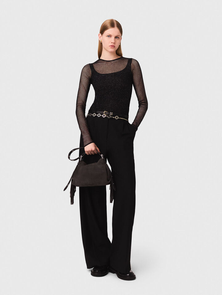 Diamanté jersey top