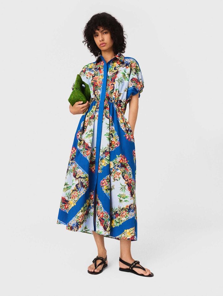 Patterned maxi dress