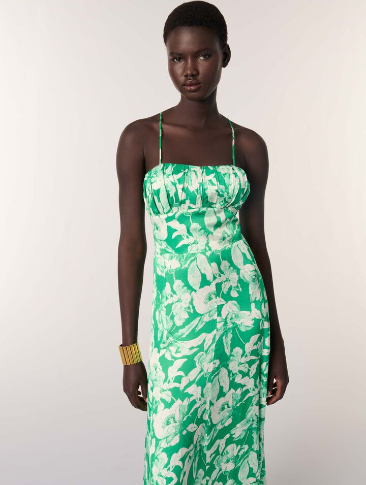 Patterned maxi dress