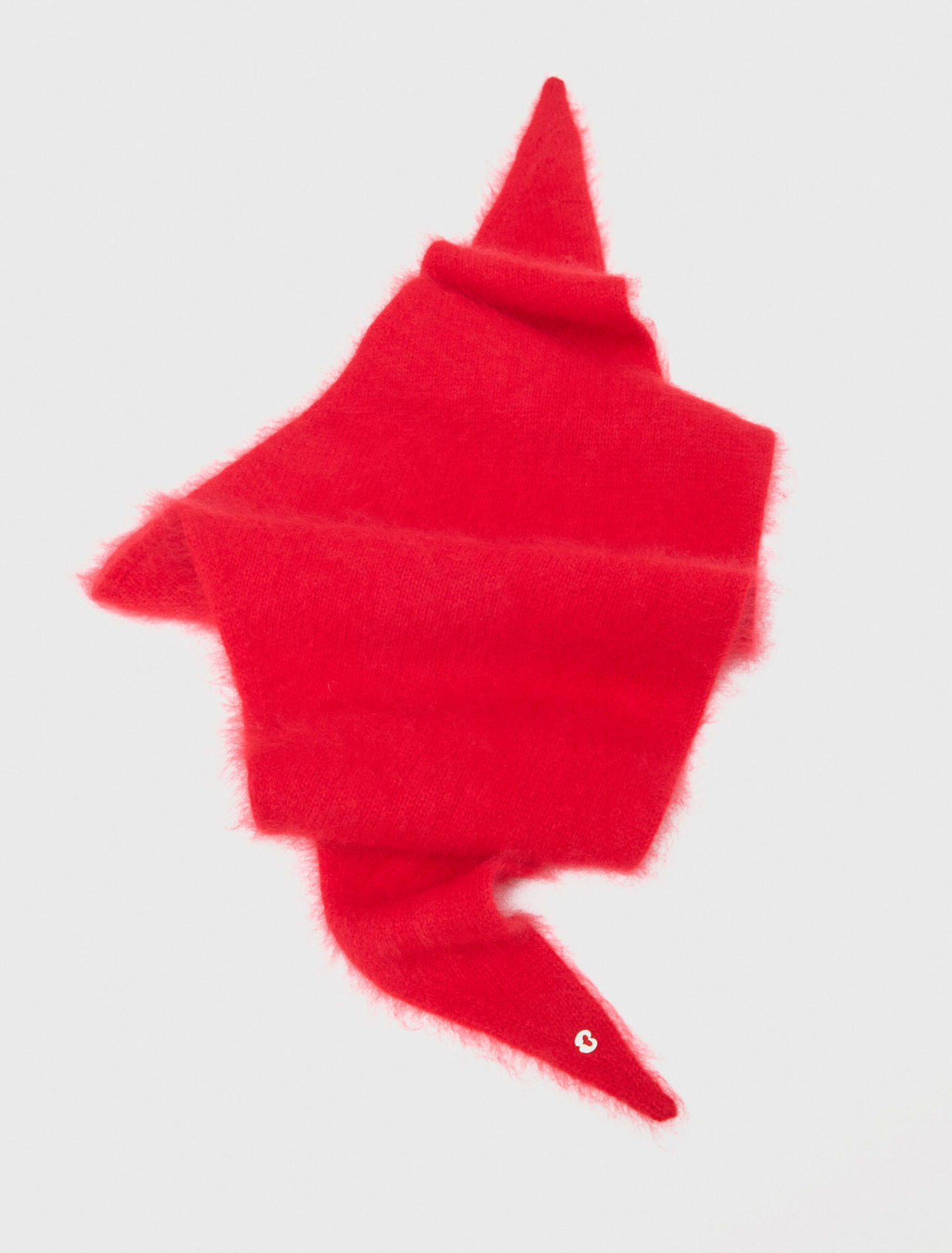 Wool triangle scarf