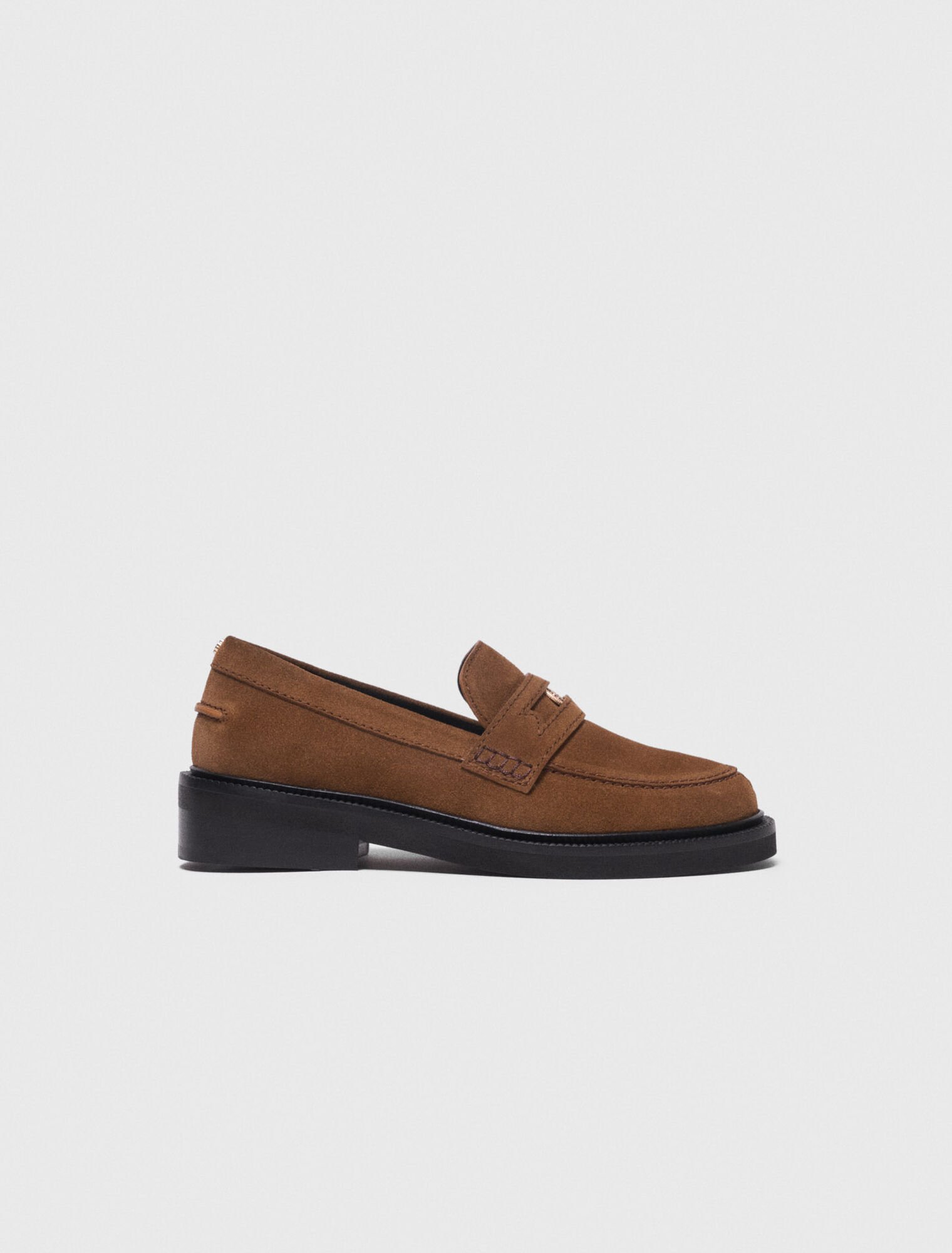 Suede loafers