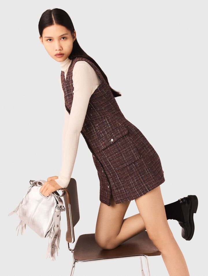 Short tweed dress