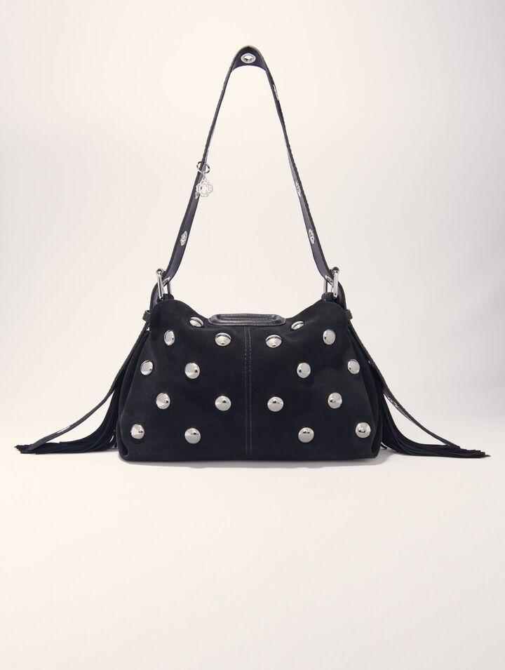 Miss M suede studded bag