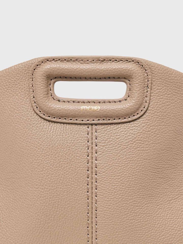 Grained leather mini Miss M bag