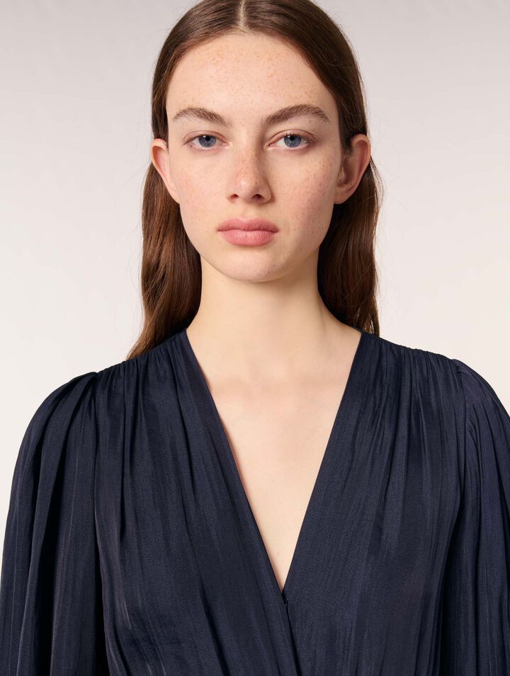 Ruffled maxi dress