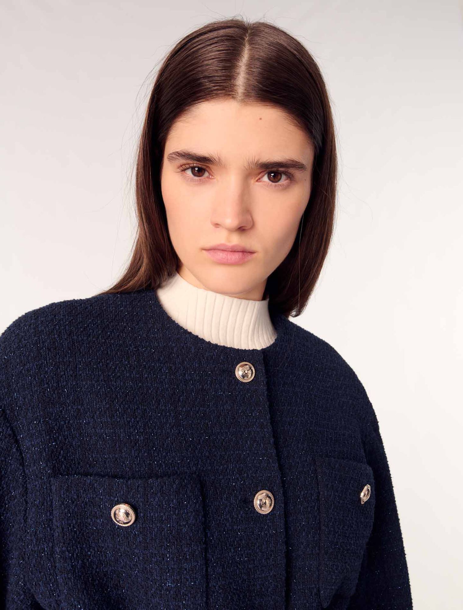 4-pocket tweed jacket 