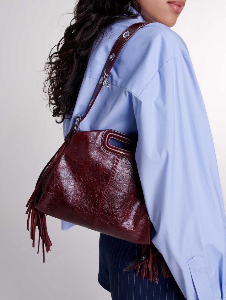 Crackled leather Miss M Mini bag