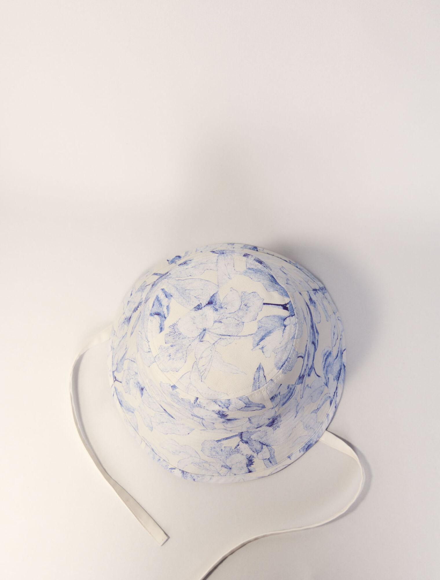 Watercolour themed long bucket hat