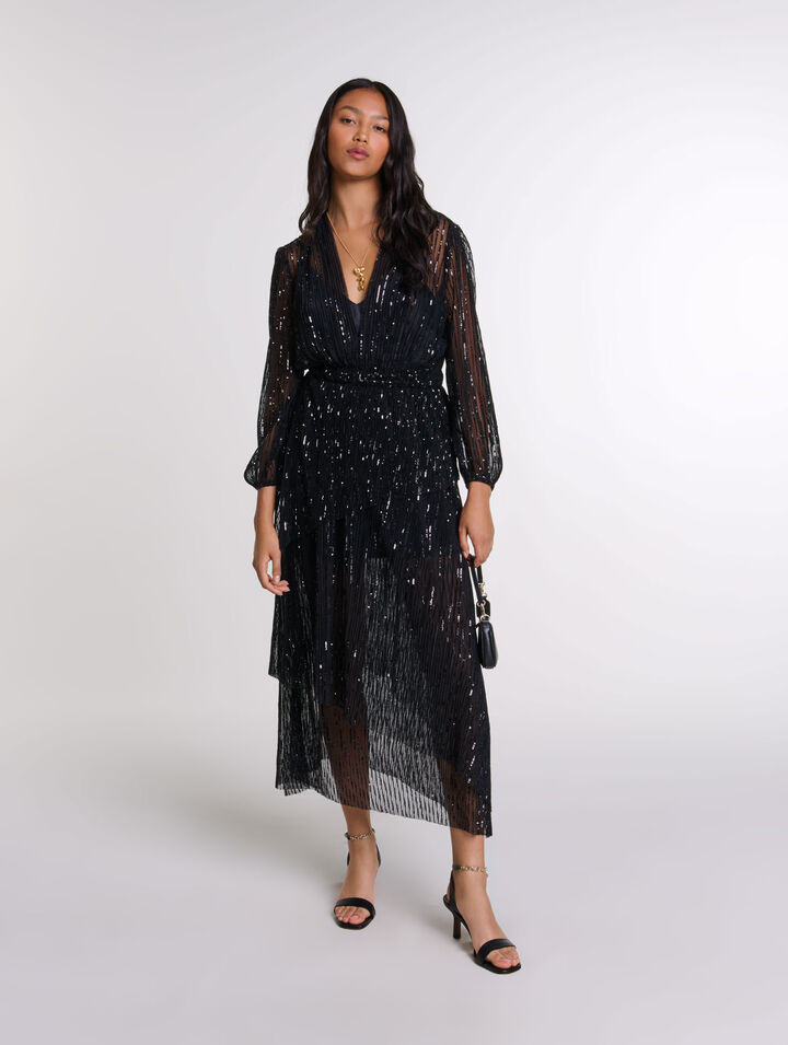 Sequin maxi dress