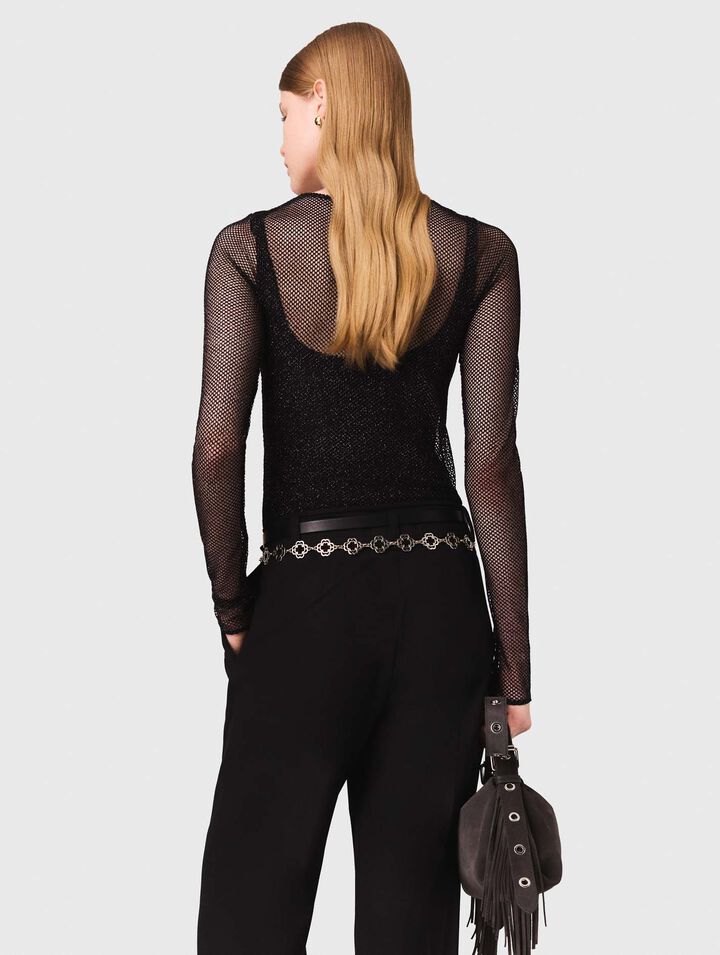 Diamanté jersey top