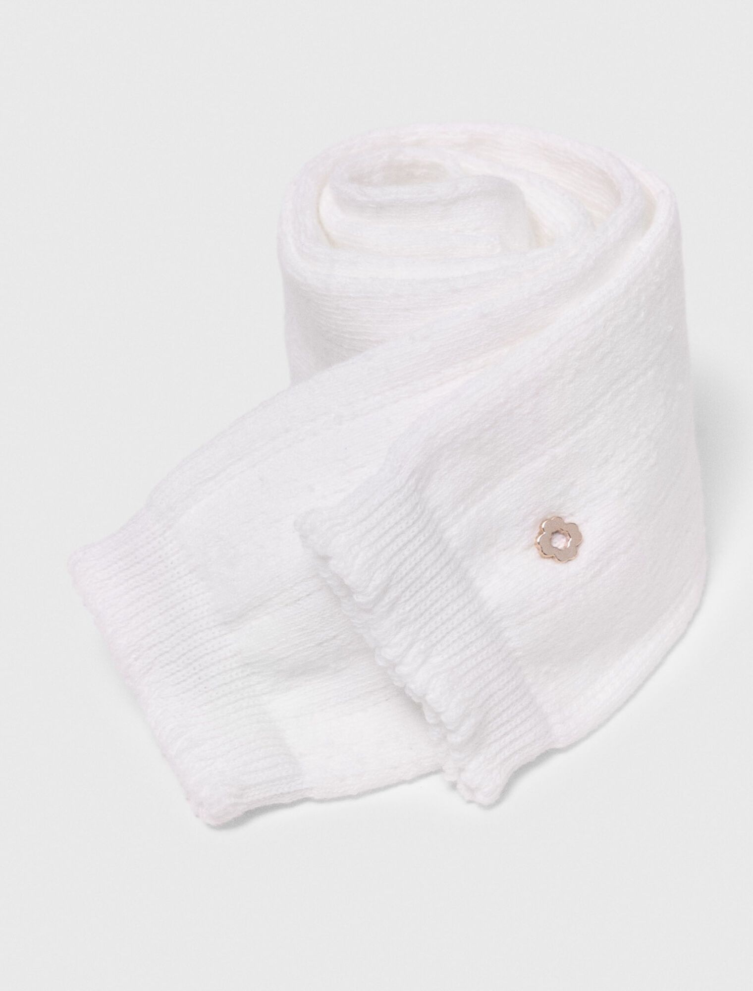 Knee-high pointelle socks