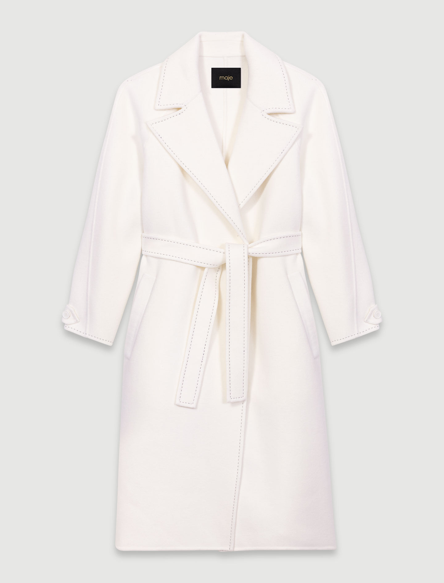 Women s Long coats The Latest Styles Maje