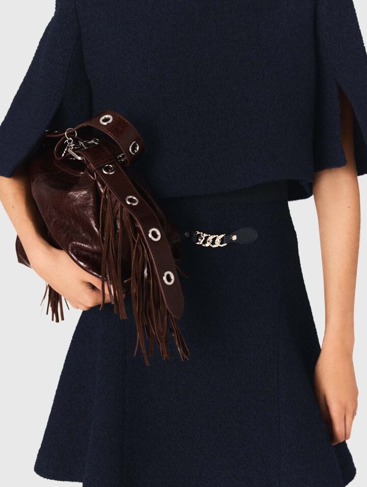 2-in-1 tweed dress
