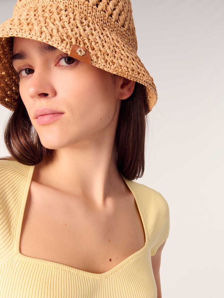 Rib knit top