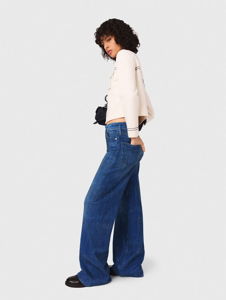Rhinestone jeans