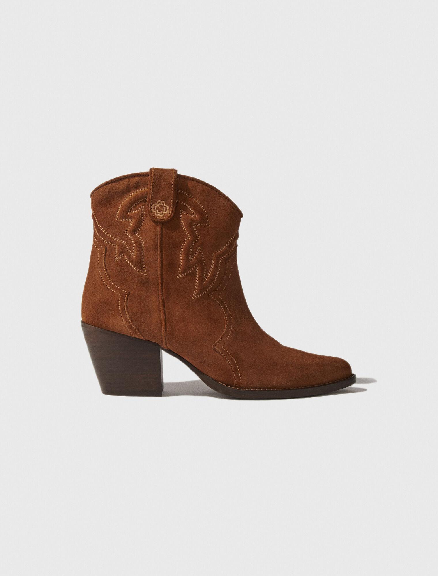 Suede ankle boots