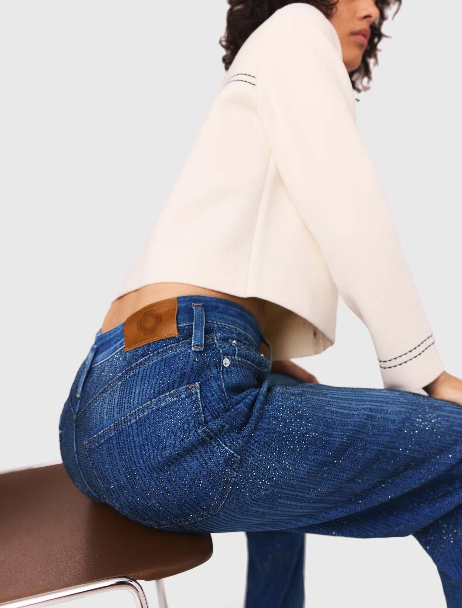 Rhinestone jeans
