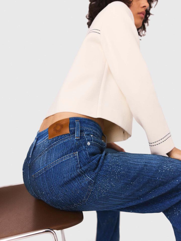 Rhinestone jeans