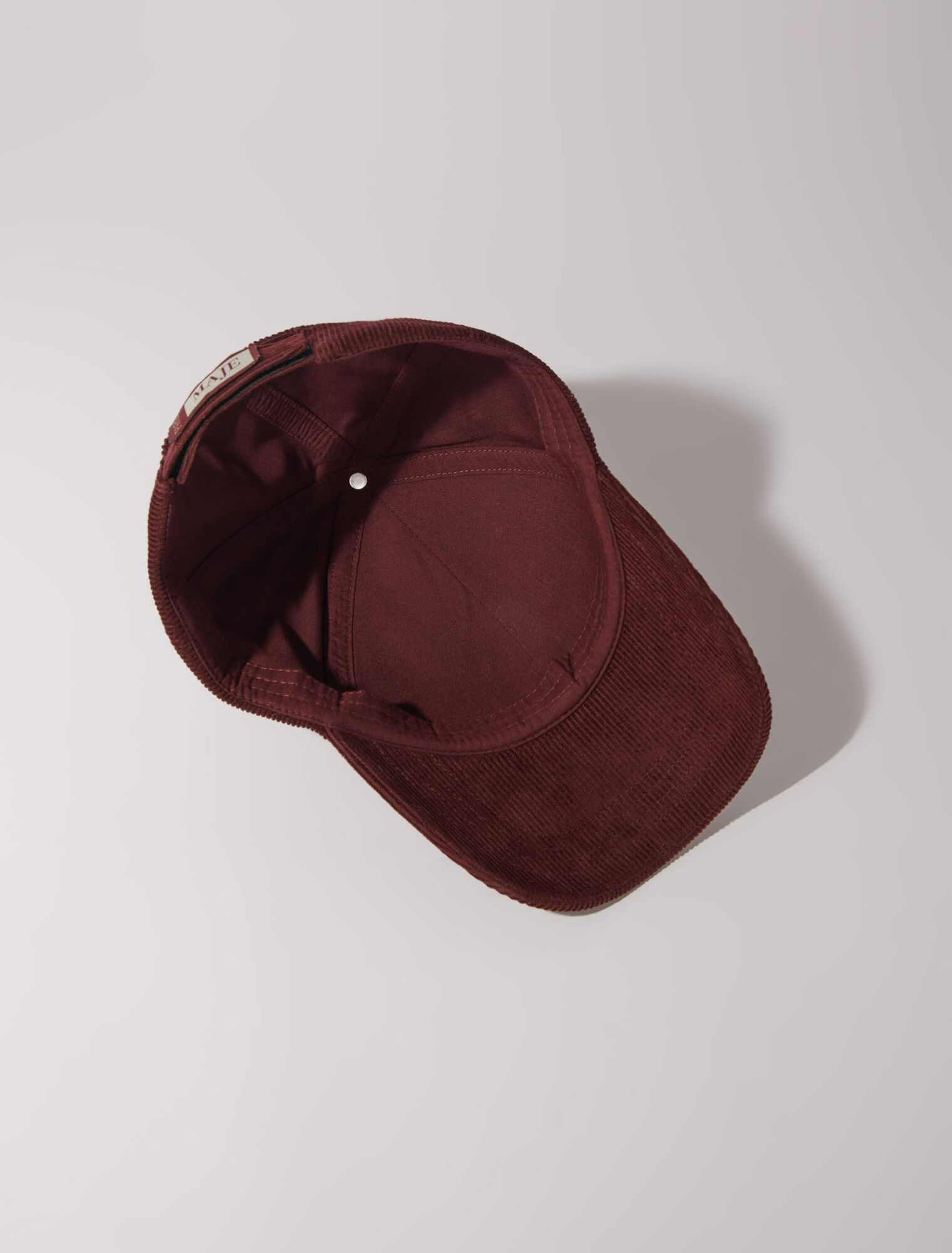 Corduroy cap