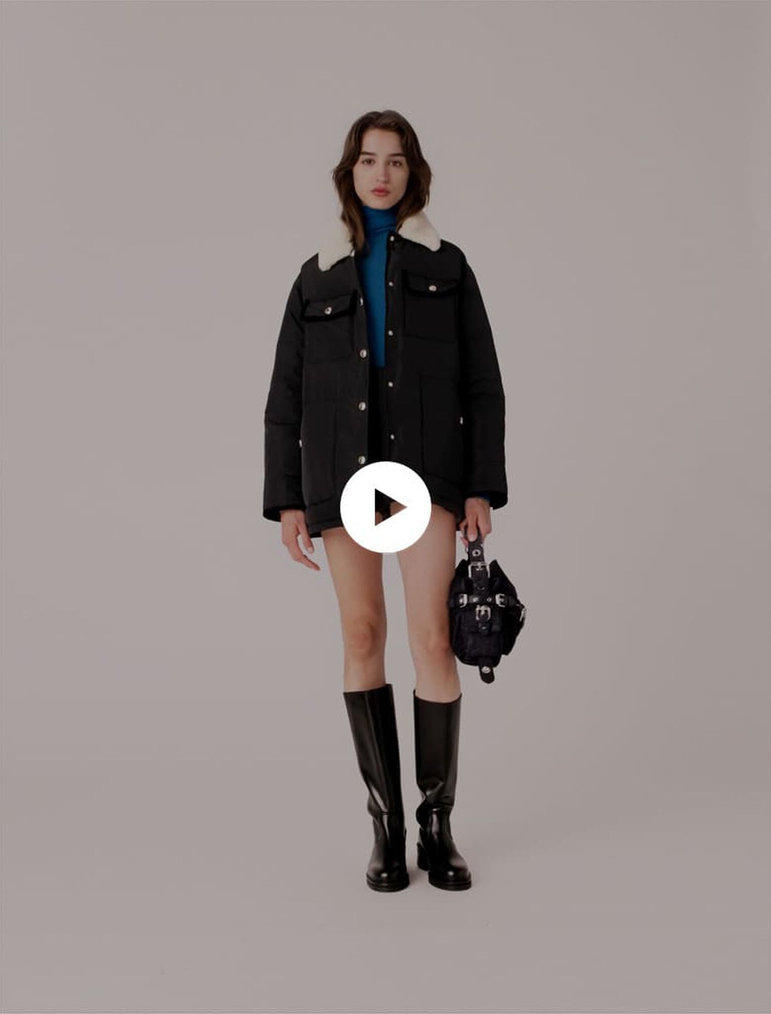 Quilted parka