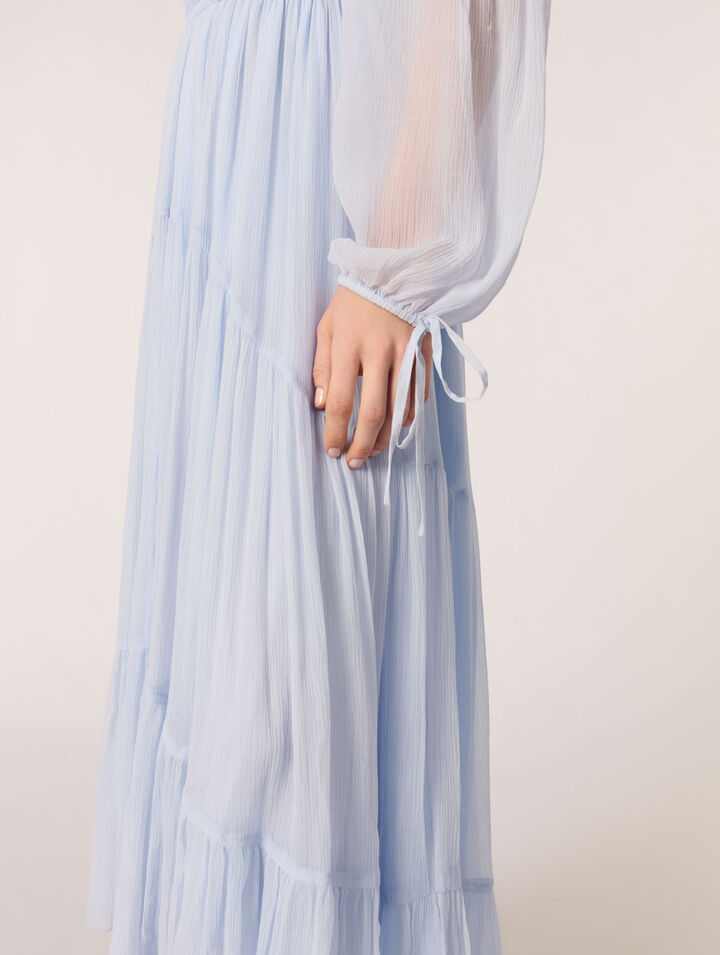 Chiffon maxi dress