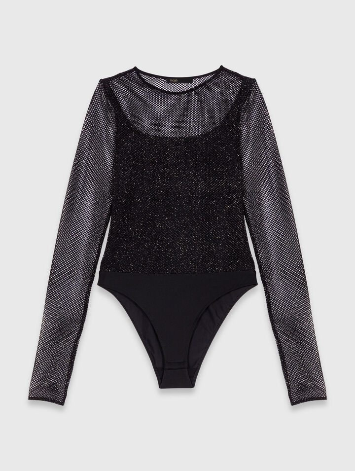 Diamanté jersey top