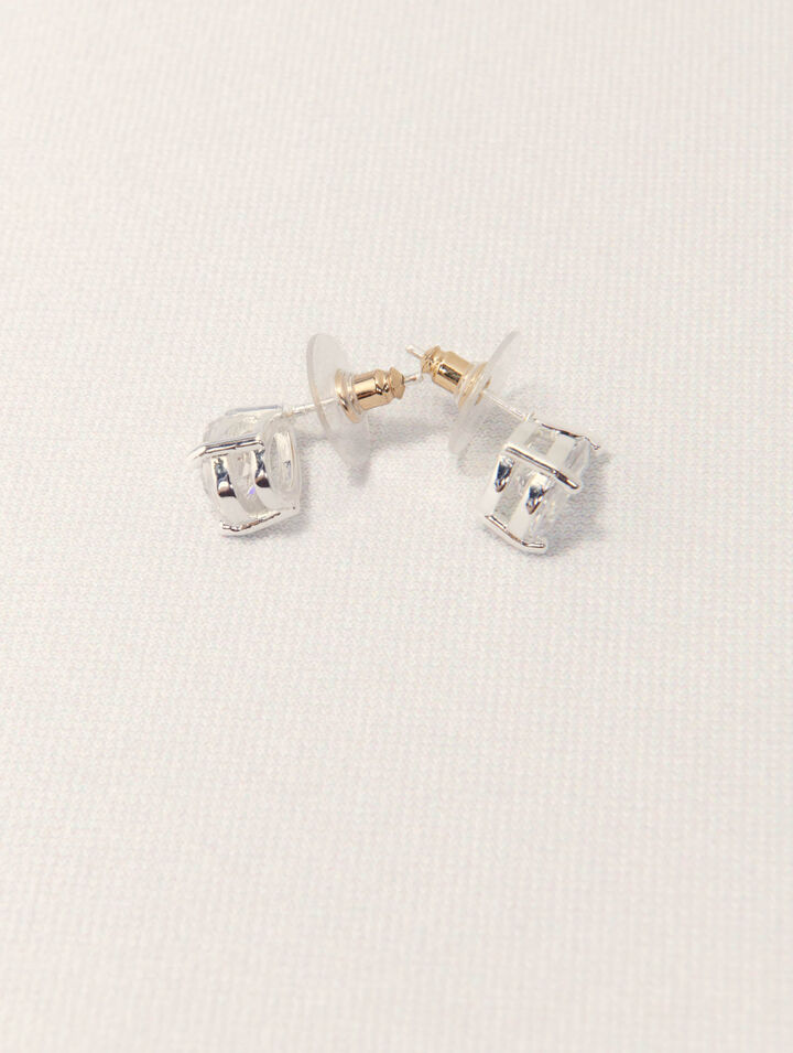 Small rhinestone earrings