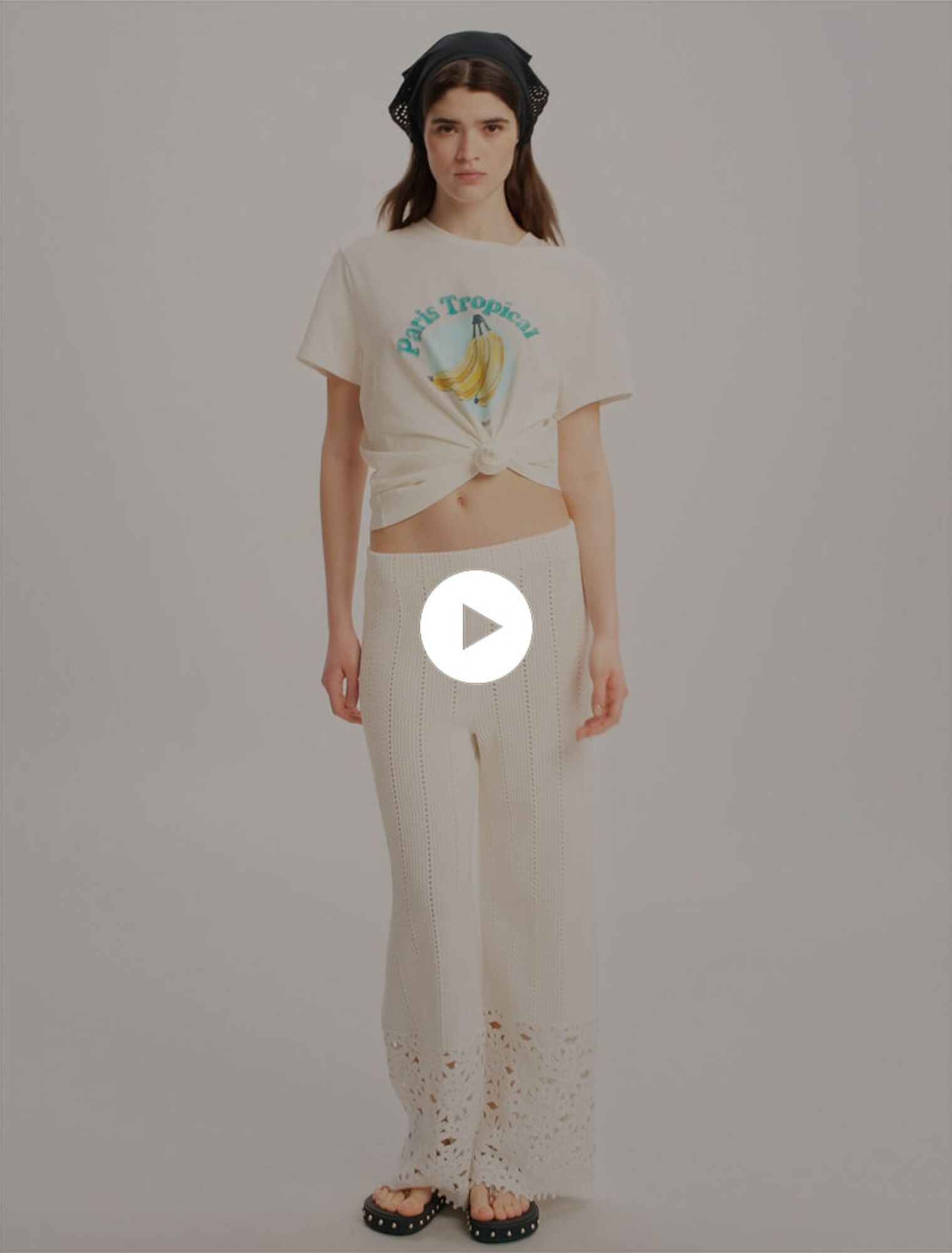 Crochet trousers