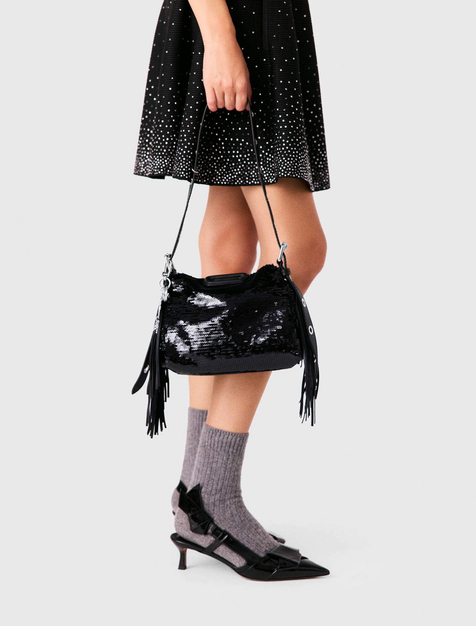 Sequin mini Miss M bag