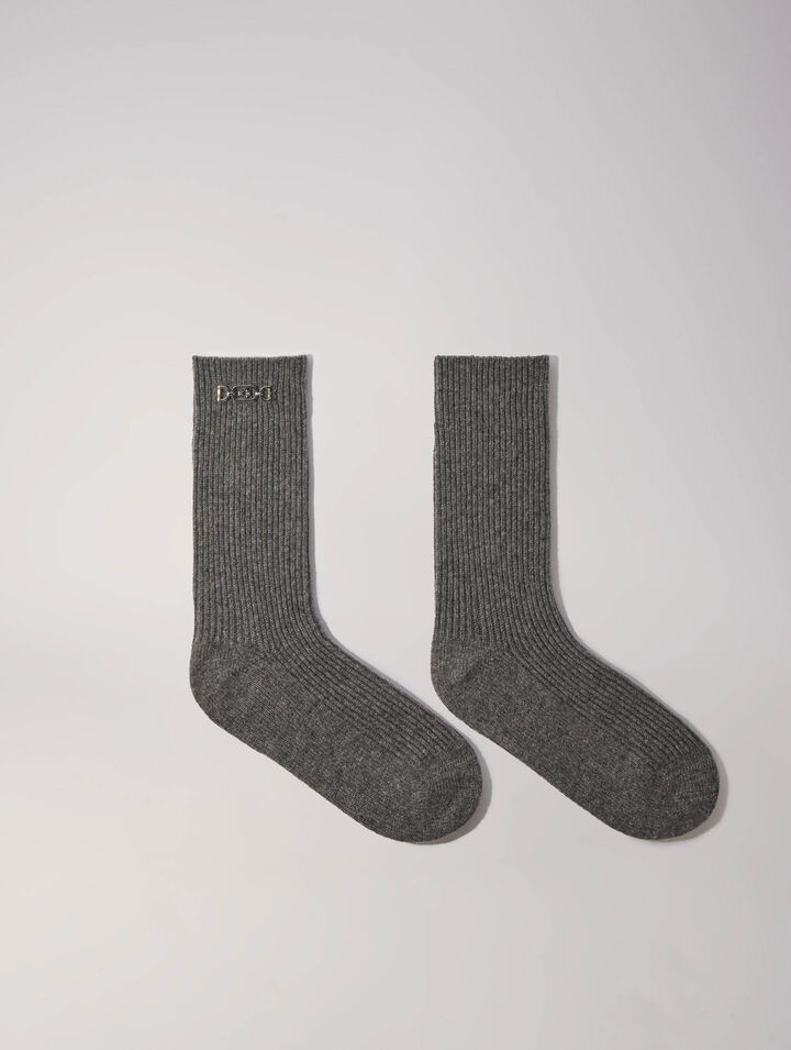 Wool blend socks